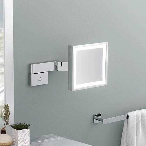 Зеркало косметическое Timo Selene 10076/00 с подсветкой хром Зеркало косметическое Timo Selene 10076/00 с подсветкой хром