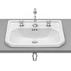 Раковина Roca Carmen накладная 60х45, 3 отверстия для смесителя, белый 3270A5003 Раковина Roca Carmen накладная 60х45, 3 отверстия для смесителя, белый 3270A5003