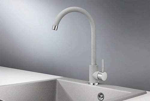 Смеситель для кухни GRANULA (ST-4031, БАЗАЛЬТ) Смеситель для кухни GRANULA (ST-4031, БАЗАЛЬТ)