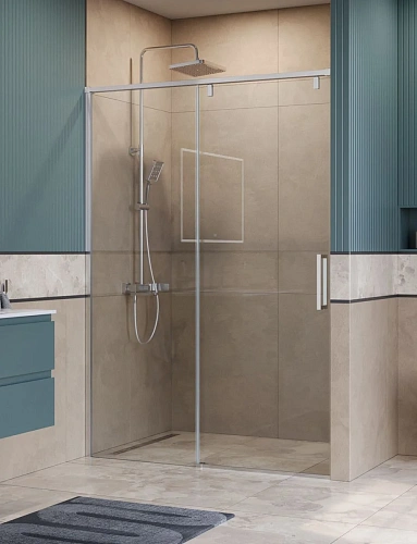 Душевая дверь BelBagno SOFT_CLOSE-1-BF-1-140-C-Cr 140 см, профиль хром, стекло прозрачное Душевая дверь BelBagno SOFT_CLOSE-1-BF-1-140-C-Cr 140 см, профиль хром, стекло прозрачное