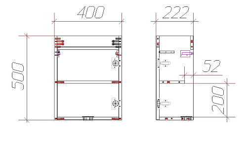 Тумба под раковину ART&MAX FAMILY Family-400-1D-SO-PB подвесная с одной распашной дверцей, Pino Bian Тумба под раковину ART&MAX FAMILY Family-400-1D-SO-PB подвесная с одной распашной дверцей, Pino Bian