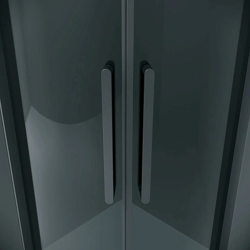 Душевой уголок GROSSMAN Classic 301.K33.04.9090.21.10 (90x90x195) полукруг,раздвижн,черн.матов,стекло тониров Душевой уголок GROSSMAN Classic 301.K33.04.9090.21.10 (90x90x195) полукруг,раздвижн,черн.матов,стекло тониров