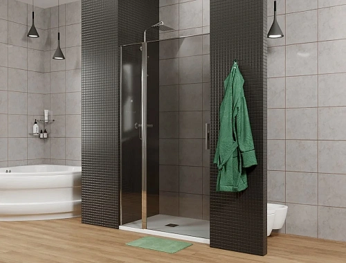 Душевая дверь Allen Brau Priority 120 тонированное, хром 3.31007.00G Душевая дверь Allen Brau Priority 120 тонированное, хром 3.31007.00G