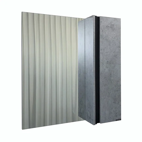 Зеркальный шкаф Comforty Эдинбург-75 00004149063 бетон светлый Зеркальный шкаф Comforty Эдинбург-75 00004149063 бетон светлый