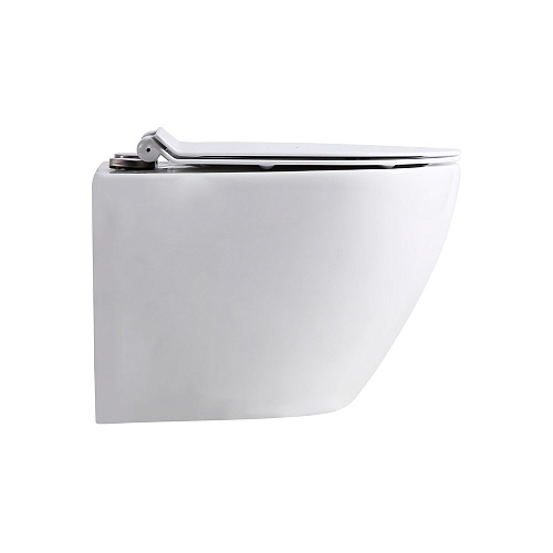 Унитаз подвесной Orange C07-100w безободковый, сиденье с микролифтом Унитаз подвесной Orange C07-100w безободковый, сиденье с микролифтом