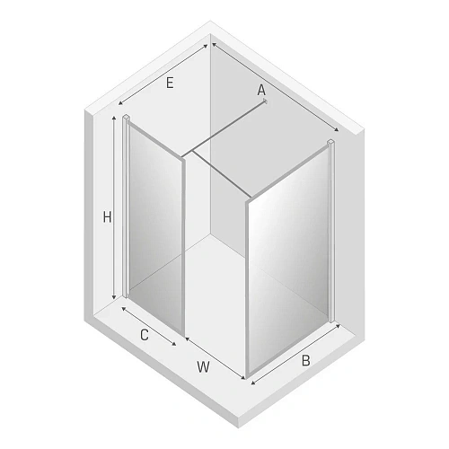 Душевой уголок NEW TRENDY NEW MODUS BLACK 130x120x200 EXK-0288 (черный) Душевой уголок NEW TRENDY NEW MODUS BLACK 130x120x200 EXK-0288 (черный)