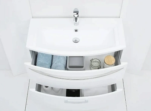 Тумба под раковину De Aqua Лонг 90 белый 00167099 Тумба под раковину De Aqua Лонг 90 белый 00167099