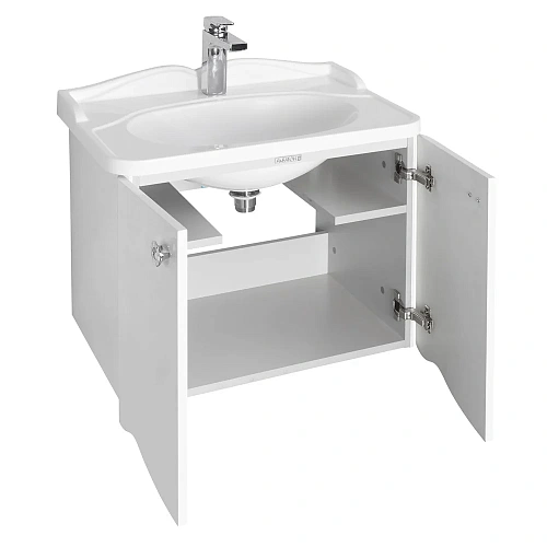 Тумба под раковину Aquaton Венеция 65 белый 1A155201VN010 Тумба под раковину Aquaton Венеция 65 белый 1A155201VN010