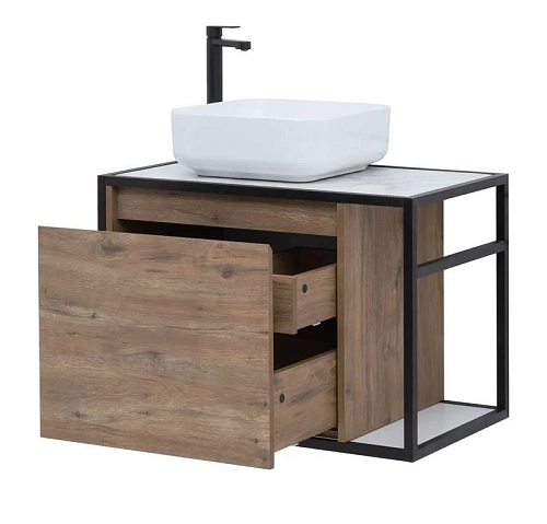 Тумба под раковину Aquanet Nova Lite Loft 75 L дуб рустикальный 00261658 Тумба под раковину Aquanet Nova Lite Loft 75 L дуб рустикальный 00261658