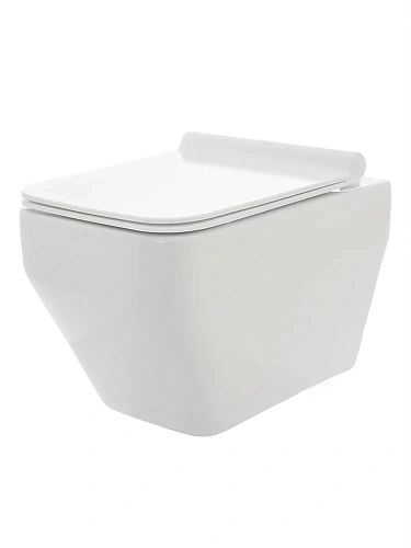 Унитаз подвесной AQUAme AQM2009 с сиденьем SoftClose, технология смыва Rimless, скрытый крепеж 525х3 Унитаз подвесной AQUAme AQM2009 с сиденьем SoftClose, технология смыва Rimless, скрытый крепеж 525х3