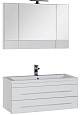 Комплект мебели Aquanet Верона 100 белый (раковина Нота 158753) 00175467 Комплект мебели Aquanet Верона 100 белый (раковина Нота 158753) 00175467