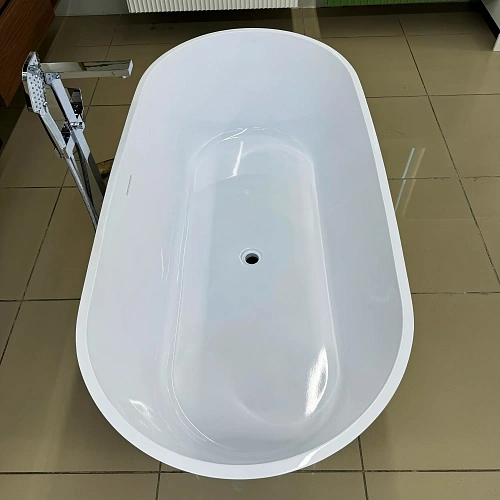 Ванна отдельностоящая Marmo-Elite Альтара NR-180-82-2 1800x820 из искусственного камня, без перелива, матовая Ванна отдельностоящая Marmo-Elite Альтара NR-180-82-2 1800x820 из искусственного камня, без перелива, матовая