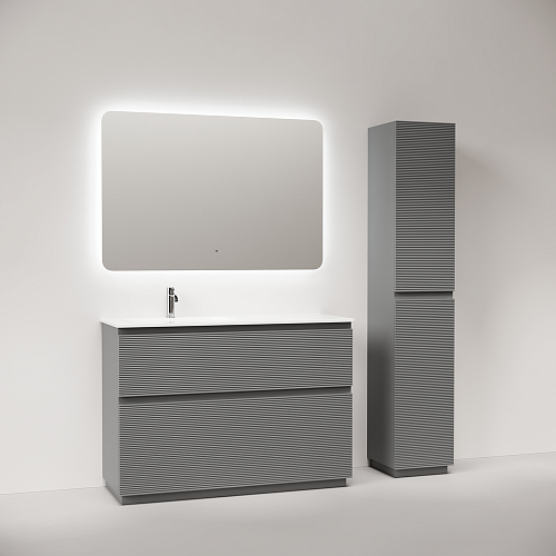 Тумба под раковину SANCOS Folk Floor FL120FLES левая 1190х445х850 Ergraut soft, напольная Тумба под раковину SANCOS Folk Floor FL120FLES левая 1190х445х850 Ergraut soft, напольная