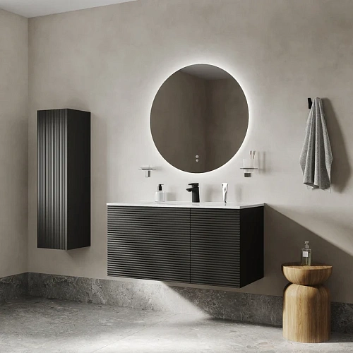 Тумба с раковиной IDDIS Bild (BIL10G0i95K) подвесная, 100 см, темно-серый Тумба с раковиной IDDIS Bild (BIL10G0i95K) подвесная, 100 см, темно-серый