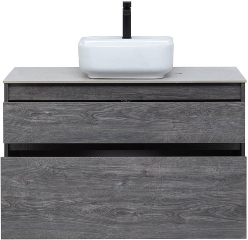 Тумба под раковину Aquanet Nova Lite 100 дуб рошелье (2 ящика) 00242582 Тумба под раковину Aquanet Nova Lite 100 дуб рошелье (2 ящика) 00242582