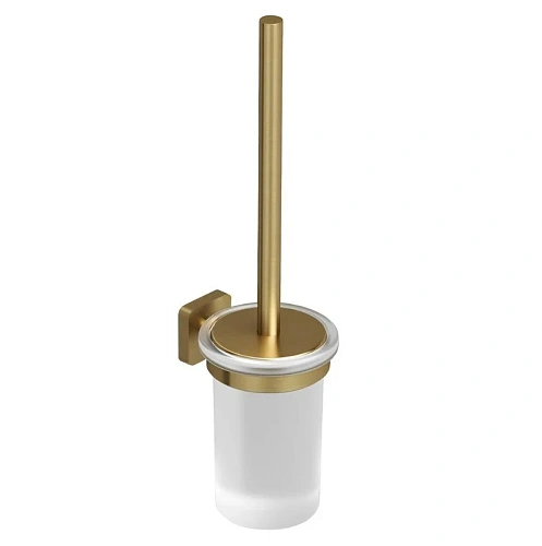 Ершик для унитаза Kludi VELA S 25974N0 брашированное золото Ершик для унитаза Kludi VELA S 25974N0 брашированное золото