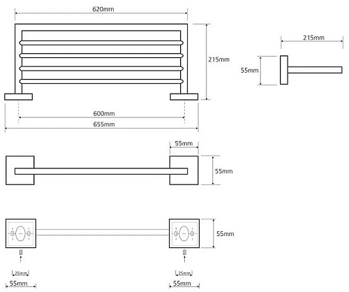 Полотенцедержатель Bemeta BETA 132205082 Полотенцедержатель Bemeta BETA 132205082