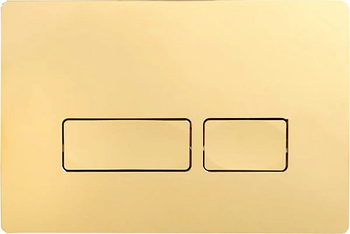 Клавиша смыва Ceruttispa CR02CG шампань золотой, глянцевая Клавиша смыва Ceruttispa CR02CG шампань золотой, глянцевая