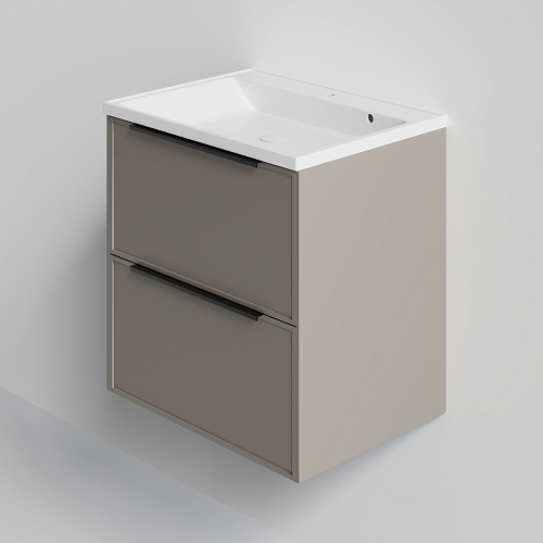 Тумба с раковиной La Fenice SIMPLA TWIN Cappuccino 80 NFNC-01-SIM-C-80-2-3-80 бежевая матовая Тумба с раковиной La Fenice SIMPLA TWIN Cappuccino 80 NFNC-01-SIM-C-80-2-3-80 бежевая матовая