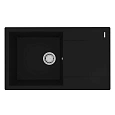 Кухонная мойка Lemark IMANDRA 840 врезная из кварцгранита, с крылом, антрацит 9910031 Кухонная мойка Lemark IMANDRA 840 врезная из кварцгранита, с крылом, антрацит 9910031