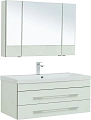 Комплект мебели Aquanet Верона 100 белый (подвесной 2 ящика) 00287649 Комплект мебели Aquanet Верона 100 белый (подвесной 2 ящика) 00287649