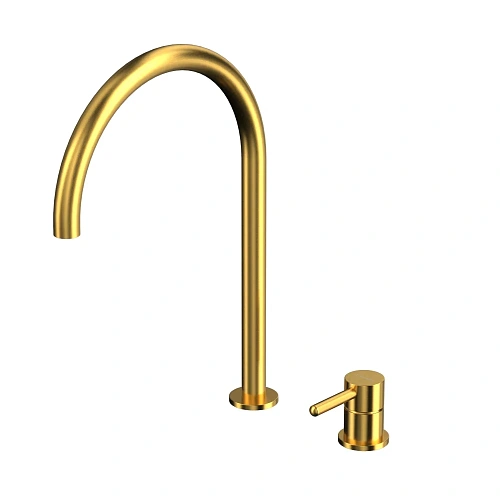 Смеситель для раковины WHITECROSS Y Y1218GLB брашированное золото Смеситель для раковины WHITECROSS Y Y1218GLB брашированное золото