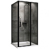 Картинка анонса товара «душевой уголок abber sonnenstrand ag04110bs-s80b 110x80 см универсальный, профиль черный, стекло прозрачное»