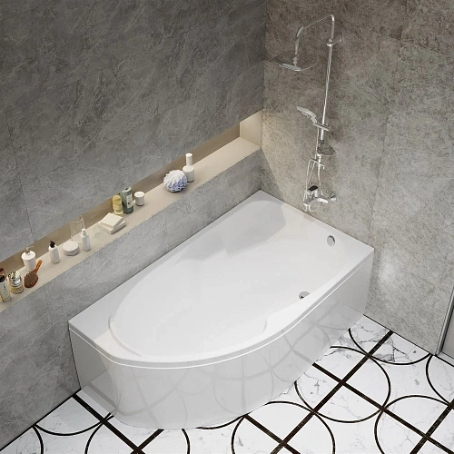 Акриловая ванна DIWO Сочи R 170x95 с каркасом 568020 Акриловая ванна DIWO Сочи R 170x95 с каркасом 568020