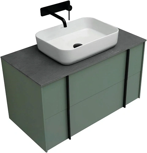 Тумба под раковину Allen Brau Reality 90 1.32006.CGM олива матовый Тумба под раковину Allen Brau Reality 90 1.32006.CGM олива матовый
