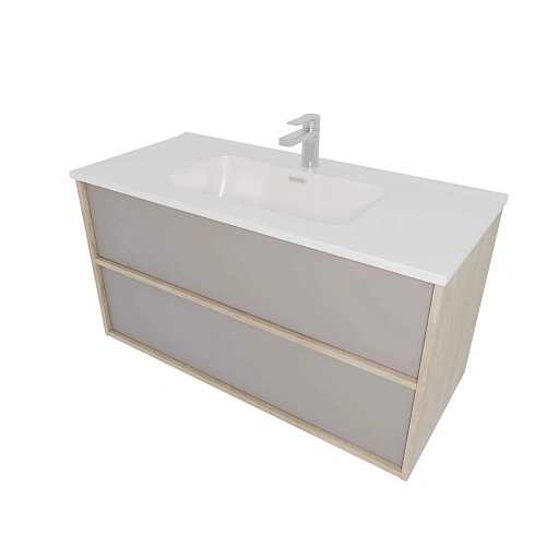 Тумба с раковиной Aquatek ЛИБРА 100см AQ66100-DO-LG серый туман Тумба с раковиной Aquatek ЛИБРА 100см AQ66100-DO-LG серый туман