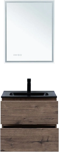 Тумба под раковину Aquanet Алвита New 60 2 ящика, дуб веллингтон табак 00334184 подвесная Тумба под раковину Aquanet Алвита New 60 2 ящика, дуб веллингтон табак 00334184 подвесная