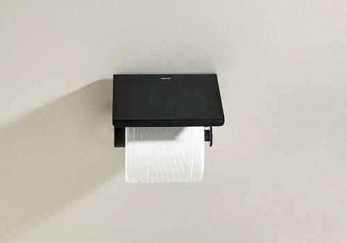 Держатель туалетной бумаги Aquatek ЕВРОПА AQ4939MB черный матовый Держатель туалетной бумаги Aquatek ЕВРОПА AQ4939MB черный матовый