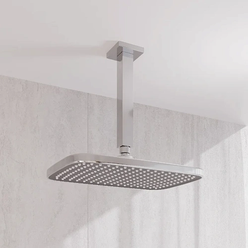 Верхний душ IDDIS Esper (ESP25GSi64) прямоугольный, хром с серым Верхний душ IDDIS Esper (ESP25GSi64) прямоугольный, хром с серым