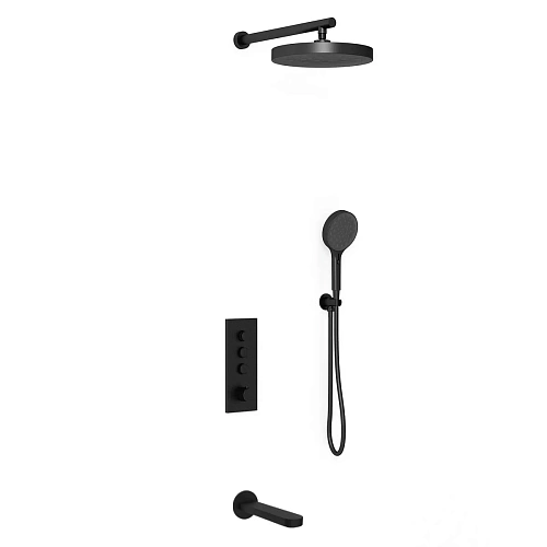 Душевая система Vincea Inspire VSFW-433TI5MB встраиваемая, черный Душевая система Vincea Inspire VSFW-433TI5MB встраиваемая, черный