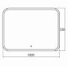 Картинка анонса товара «зеркало grossman comfort 1000x550 с сенсорным выключателем 610550»