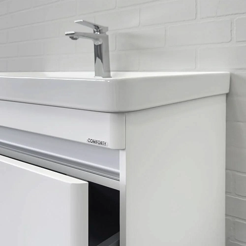 Тумба с раковиной Comforty Валдай-70П 00-00020837 подвесная белый матовый раковина 4470 Тумба с раковиной Comforty Валдай-70П 00-00020837 подвесная белый матовый раковина 4470