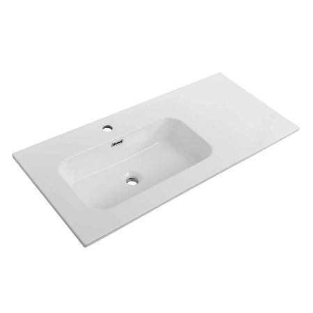 Раковина CEZARES CZR-8095-100-L белый 1010x460 керамика Раковина CEZARES CZR-8095-100-L белый 1010x460 керамика