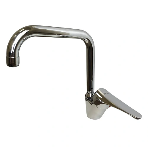 Смеситель для раковины Paini Ovo 86CR211WFSKM с донным клапаном, каскадный излив Смеситель для раковины Paini Ovo 86CR211WFSKM с донным клапаном, каскадный излив