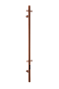 Картинка анонса товара «полотенцесушитель электрический boheme uno 726-brb brushed bronze»