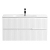 Картинка анонса товара «тумба под раковину cezares duet-1000-2c-so-bo bianco opaco 970x450 подвесная»