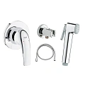 Гигиенический душ GROHE BauCurve (123072) со шлангом и держателем, хром Гигиенический душ GROHE BauCurve (123072) со шлангом и держателем, хром