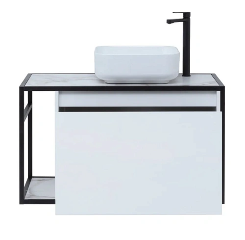 Тумба под раковину Aquanet Nova Lite Loft 90 R белый 00261651 Тумба под раковину Aquanet Nova Lite Loft 90 R белый 00261651