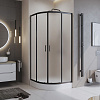 Картинка анонса товара «душевой уголок belbagno uno-195-r-2-90-p-nero 900x900 мм»