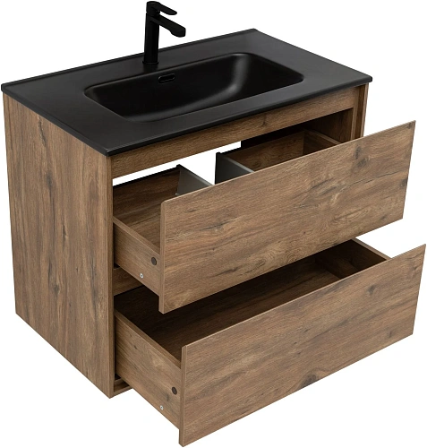 Тумба под раковину Aquanet Милан 80 дуб рустикальный 00336379 подвесная Тумба под раковину Aquanet Милан 80 дуб рустикальный 00336379 подвесная