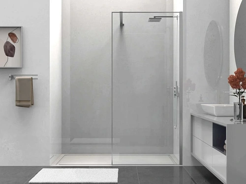 Душевая перегородка Vincea Walk-In VSW-1HS900CL, 900x2000, хром, стекло прозрачное Душевая перегородка Vincea Walk-In VSW-1HS900CL, 900x2000, хром, стекло прозрачное