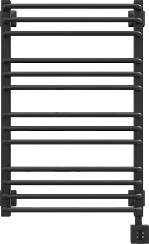 Полотенцесушитель электрический EWRIKA Кассандра Pd 80x50 R, черный матовый 510492 Полотенцесушитель электрический EWRIKA Кассандра Pd 80x50 R, черный матовый 510492