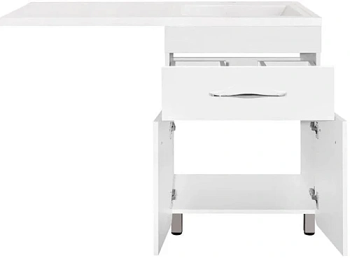 Тумба под раковину Style Line ВаЛеРо 60, Космос 120, Люкс белая, PLUS ЛС-00000578 Тумба под раковину Style Line ВаЛеРо 60, Космос 120, Люкс белая, PLUS ЛС-00000578