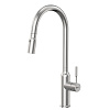 Картинка анонса товара «смеситель для кухни lemark expert lm5086s с вытягивающимся поворотным изливом, сталь»