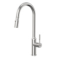 Детальная картинка товара «смеситель для кухни lemark expert lm5086s с вытягивающимся поворотным изливом, сталь»