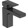 Картинка анонса товара «смеситель для раковины hansgrohe vernis shape 100, без сливного набора 71569670, матовый черный»